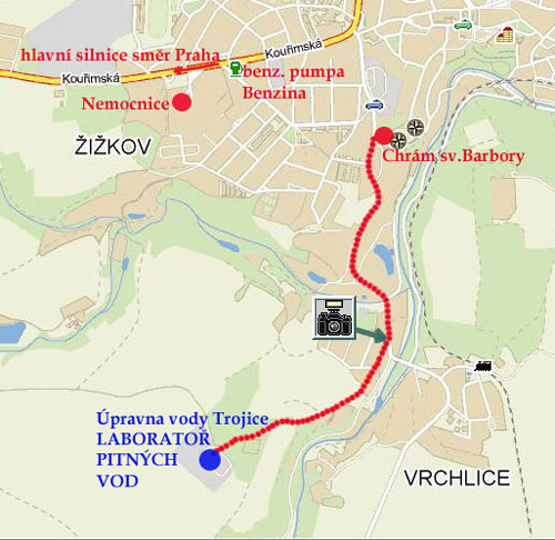 Mapa cesty k ÚV Trojice